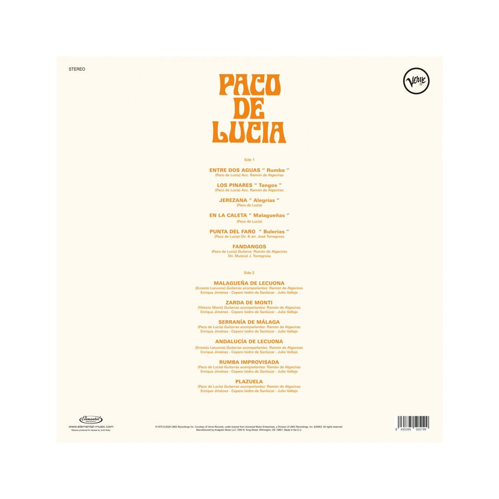 Paco De Lucía - Entre Dos Aguas - LP
