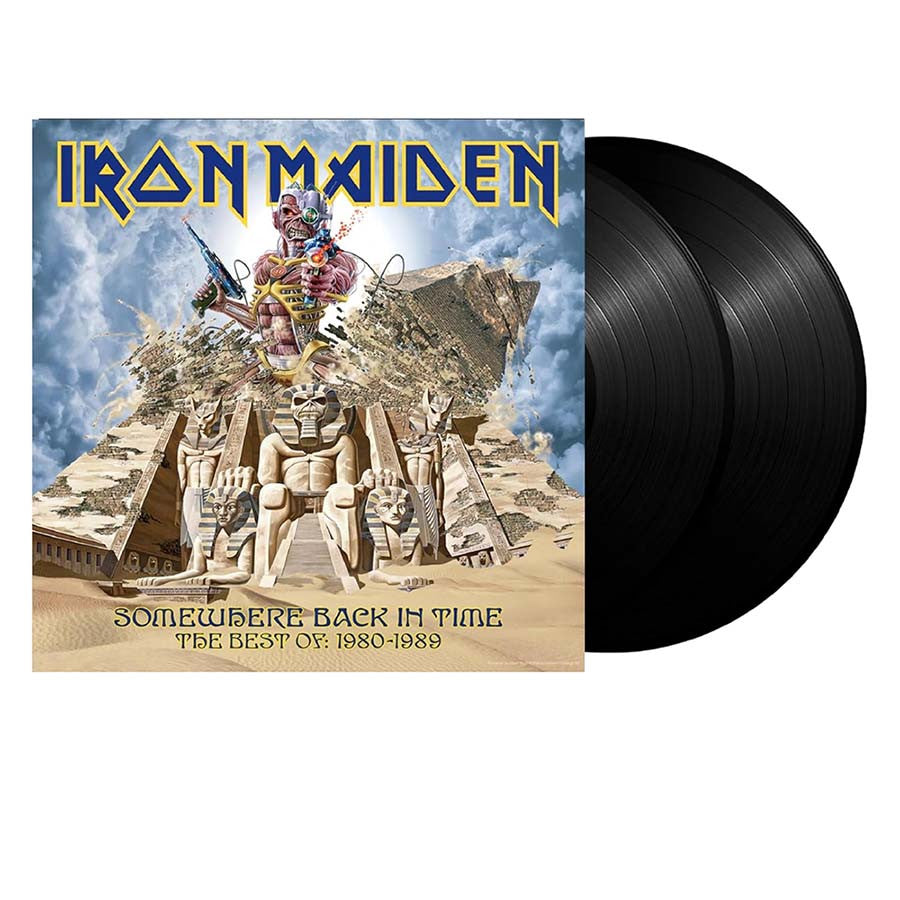 Iron Maiden - Somewhere Back in Time: The Best of 1980-1989 back cover