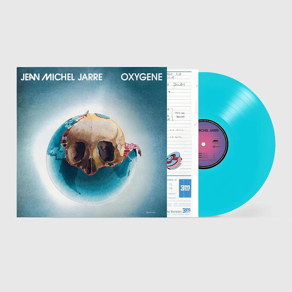Jean-Michel Jarre - Oxygene (50th Anniversary) - Transparent Turquoise Eco-Mix LP packshot