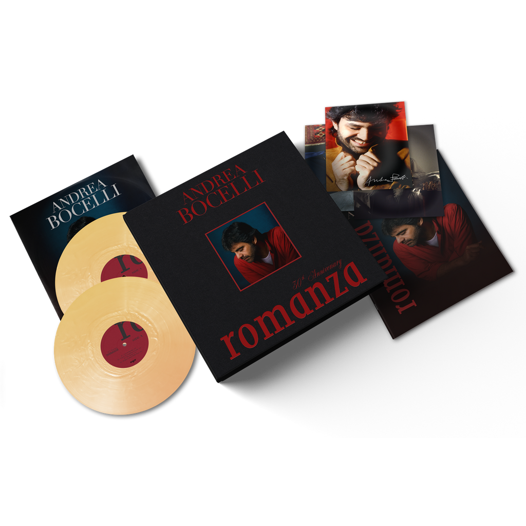 Andrea Bocelli - Romanza Super Deluxe jacket with gold vinyl