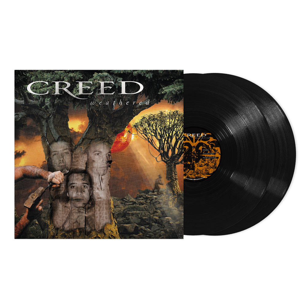 Creed - Weathered (25th Anniversary) Deluxe Edition 2LP jacket and vinyl