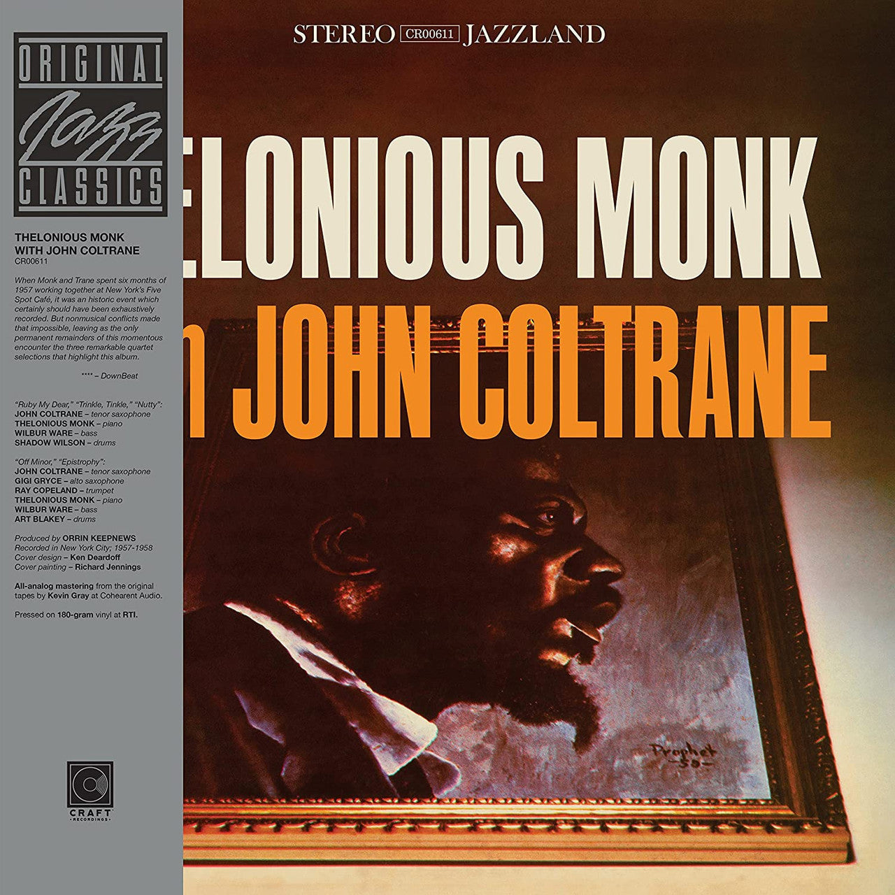 Thelonious Monk, John Coltrane - Thelonious Monk with John Coltrane - OJC LP