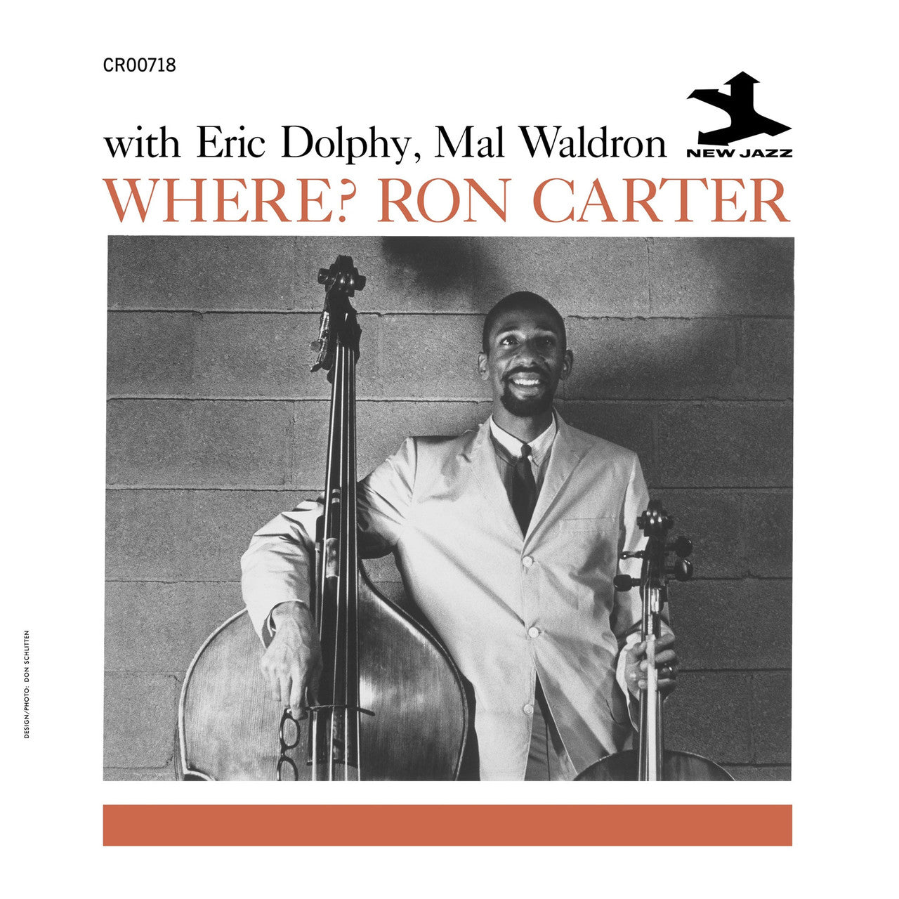 Ron Carter with Eric Dolphy, Mal Waldron - Where? - OJC LP