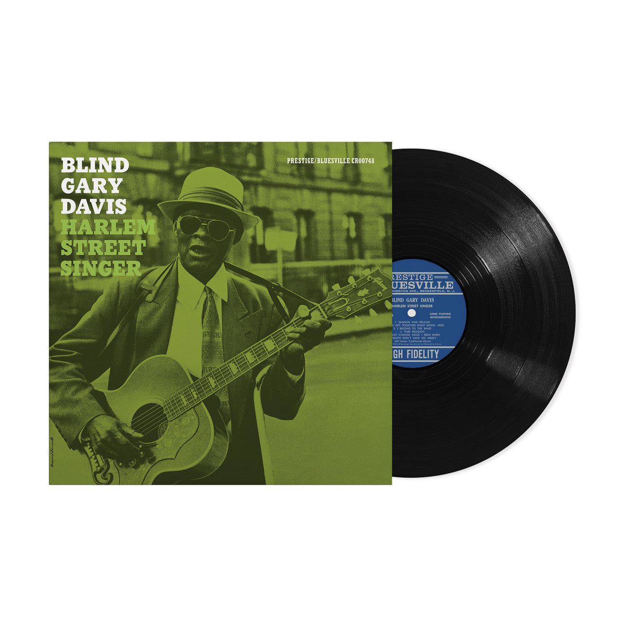Blind Gary Davis - Harlem Street Singer - Bluesville Acoustic Sounds Series LP