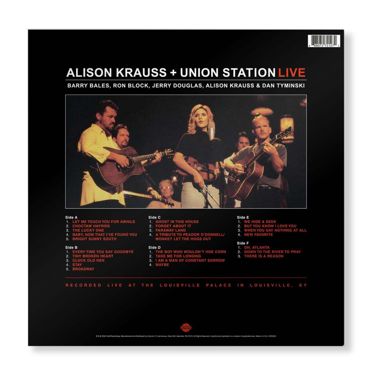 Alison Krauss & Union Station - Live - LP