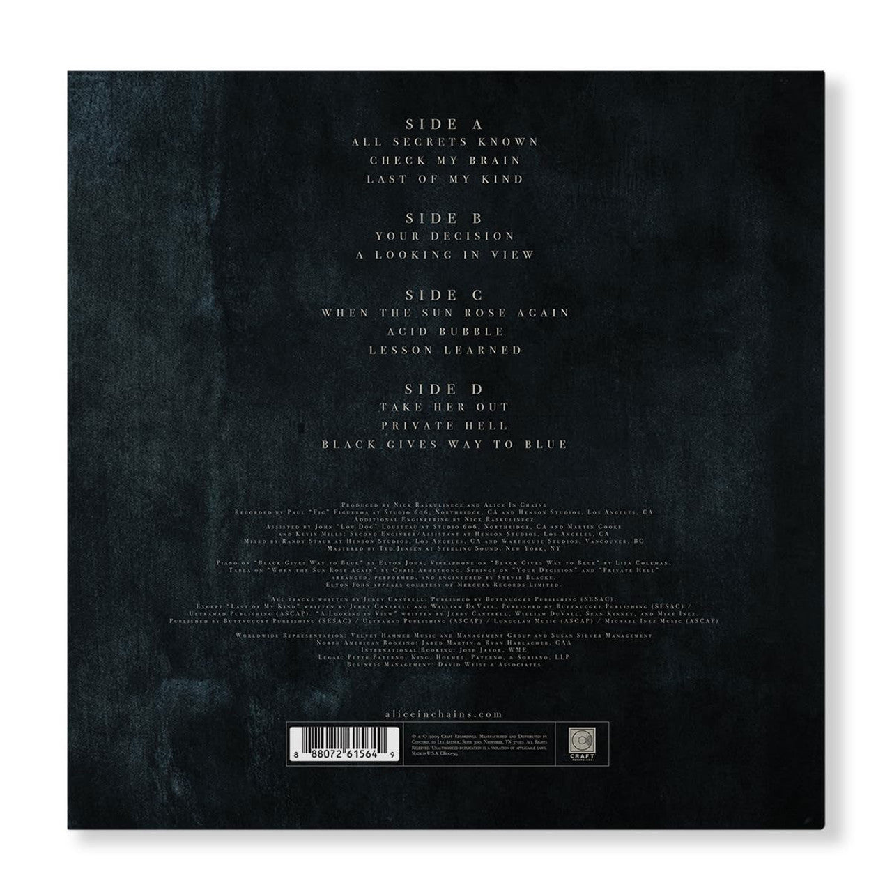 Alice in Chains - Black Gives Way to Blue - LP