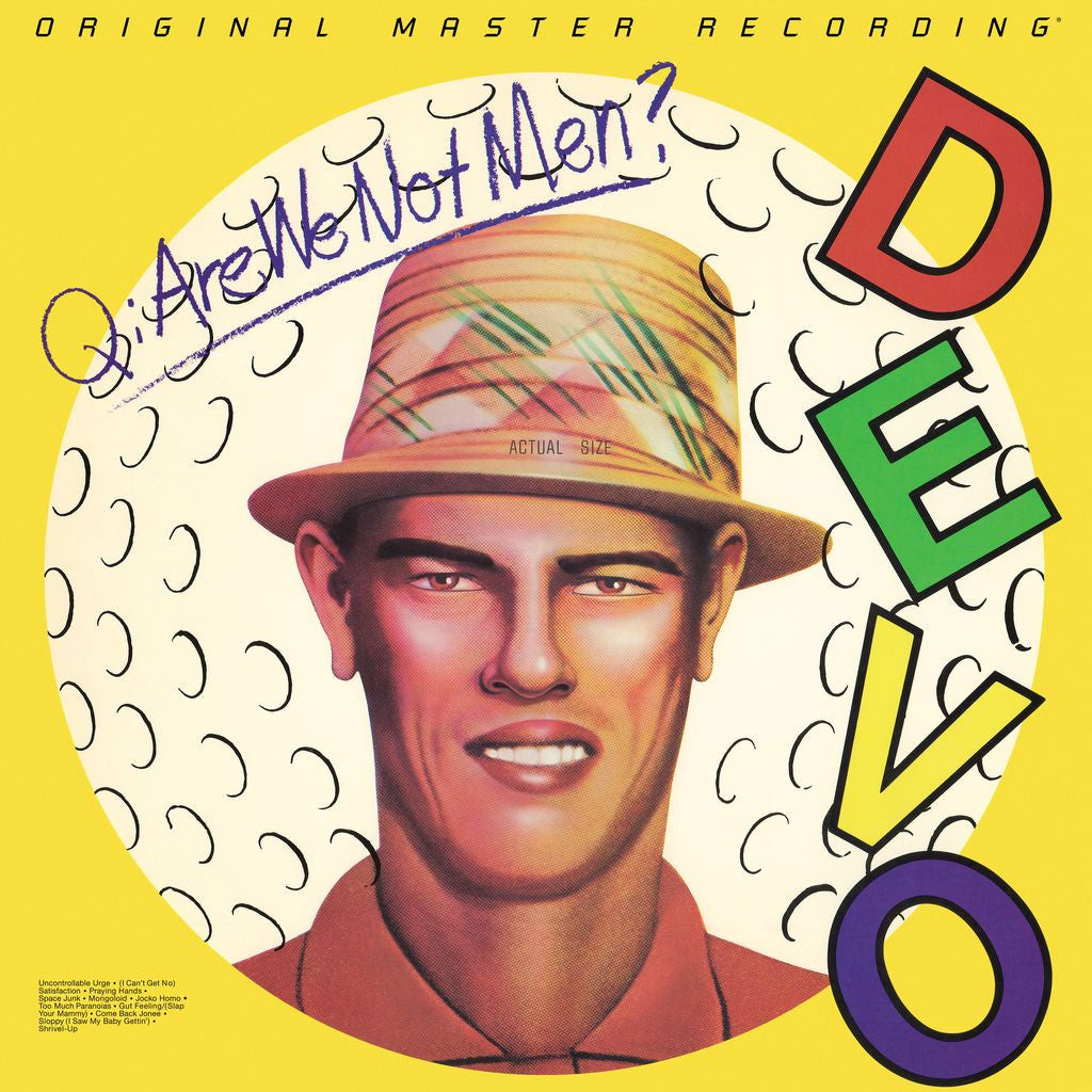 Devo - Q: Are We Not Men? A: We Are Devo! - Mobile Fidelity numbered hybrid SACD cover