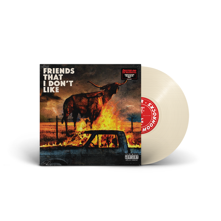Dexter & The Moonrocks - Friends That I Don't Like jacket with cream white vinyl