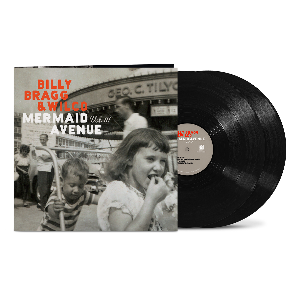Billy Bragg & Wilco - Mermaid Avenue Vol. III - 180g LP vinyl packshot
