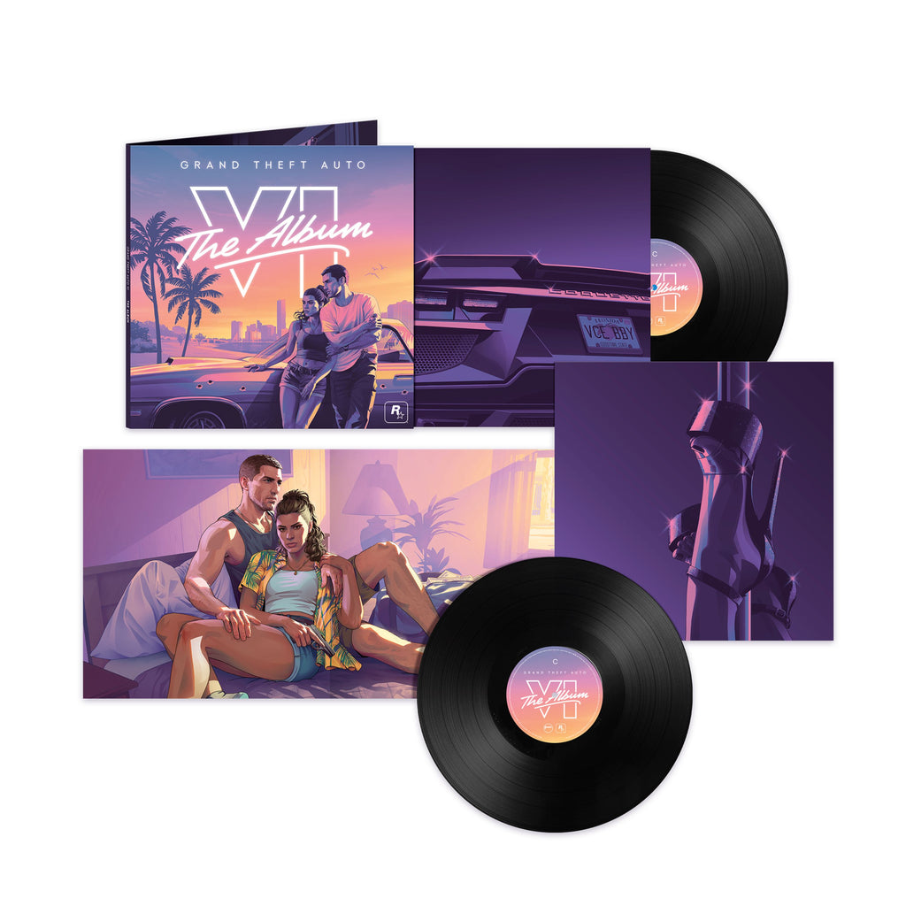 Grand Theft Auto VI: The Album - black 2LP packshot