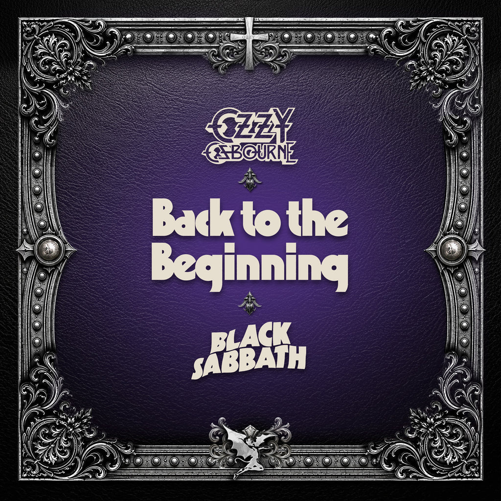 Ozzy Osbourne & Black Sabbath - Back to the Beginning - Silver & Purple LP album cover