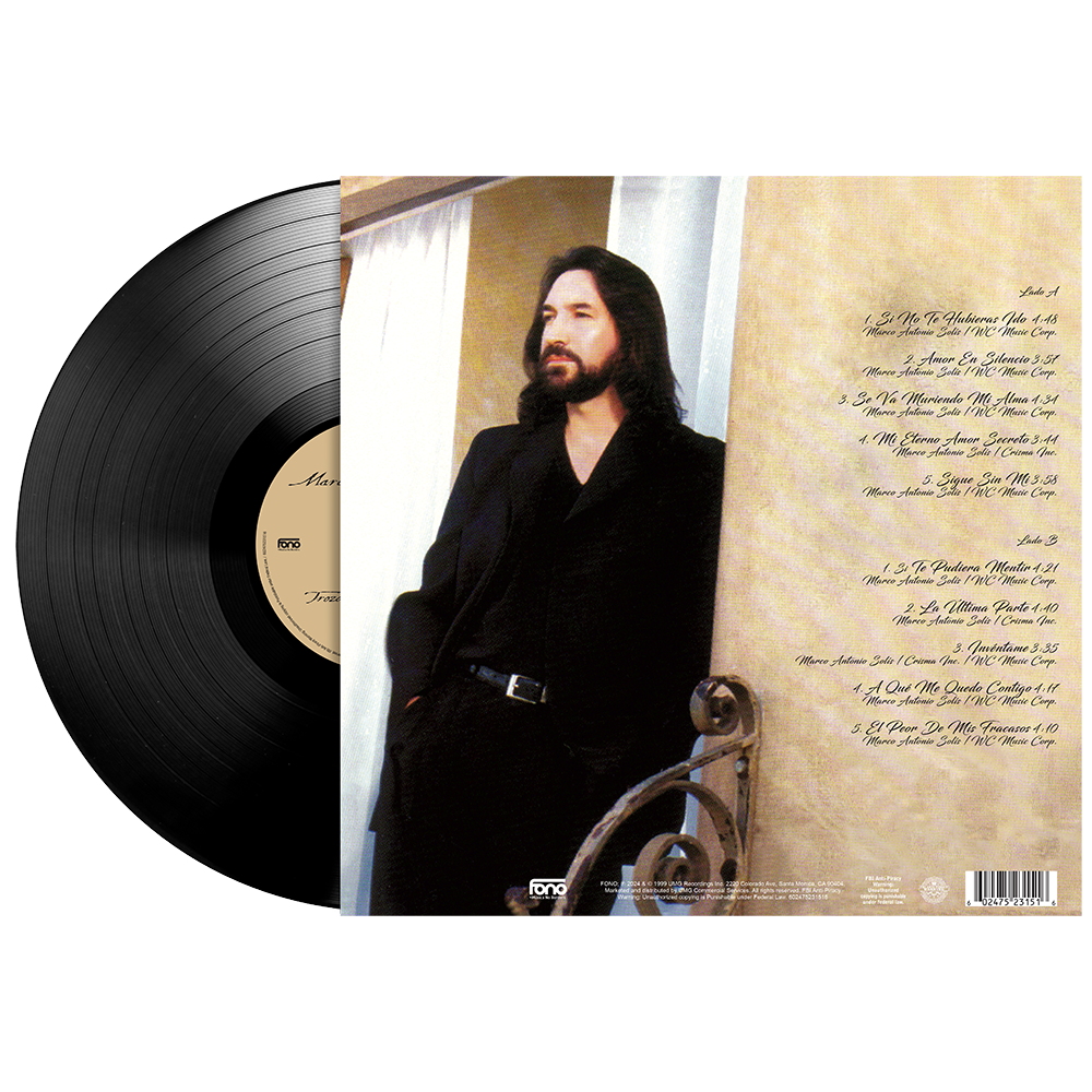 Marco Antonio Solís - Trozos De Mi Alma album cover - back