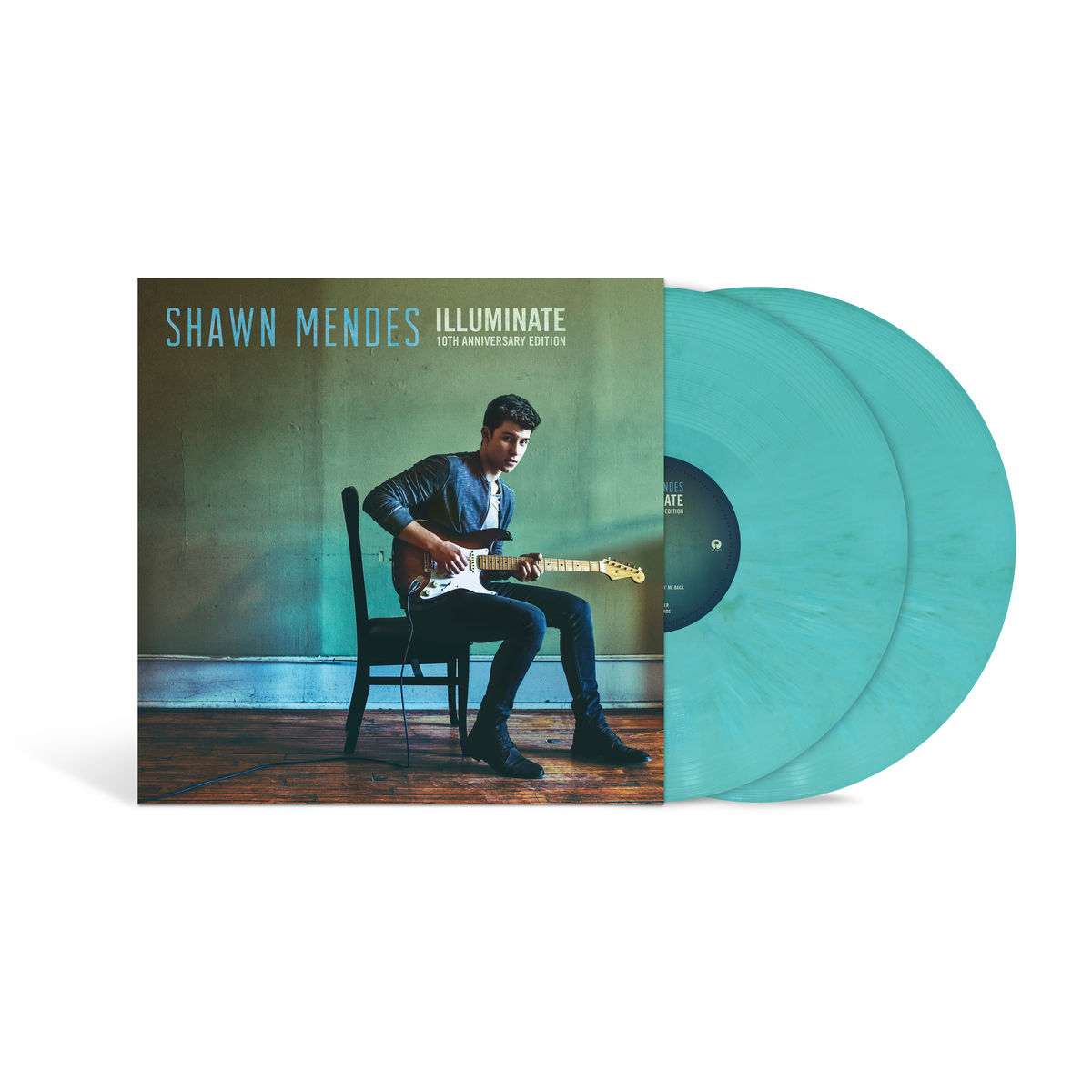 Shawn Mendes - Illuminate (10th Anniversary Edition) - Translucent Aqua LP packshot