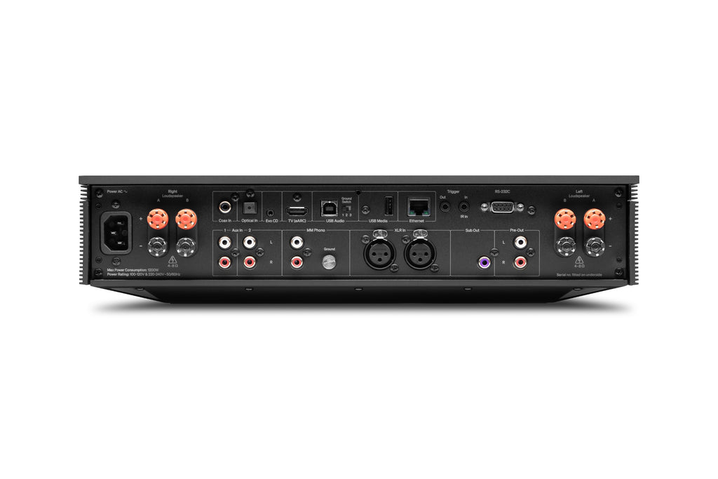 Cambridge Audio Evo 300 rear panel inputs and outputs