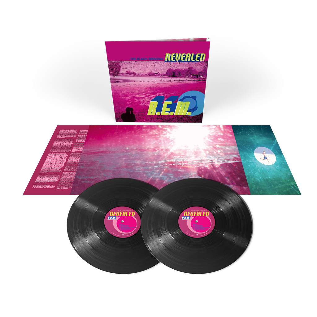 R.E.M. - The Black Sessions Revealed - 2LP gatefold shown open with both discs