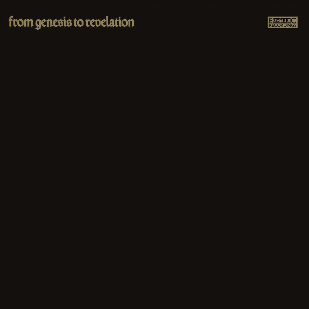 Genesis - From Genesis To Revelation - Esoteric clear vinyl indie exclusive LP cover