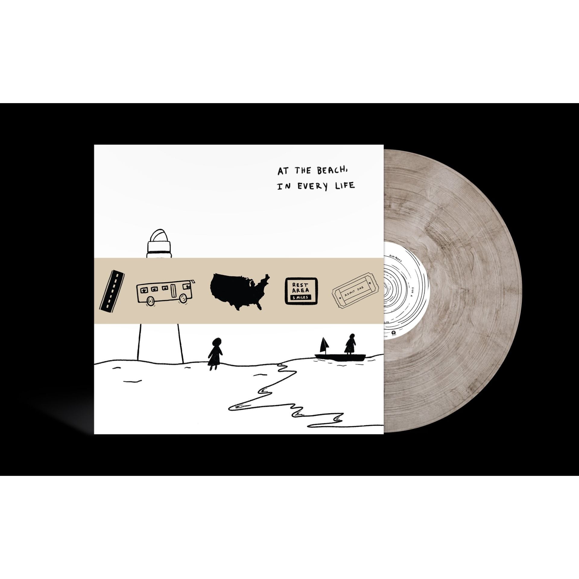 Gigi Perez - At the Beach, In Every Life smoke metallic LP packshot