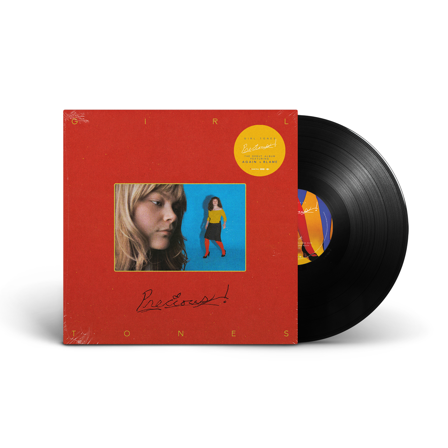 Girl Tones - Precious! LP jacket and vinyl