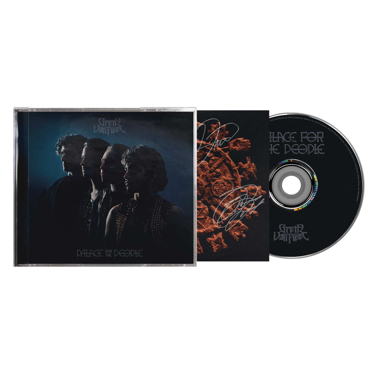 Greta Van Fleet - Palace for the People signed CD packshot