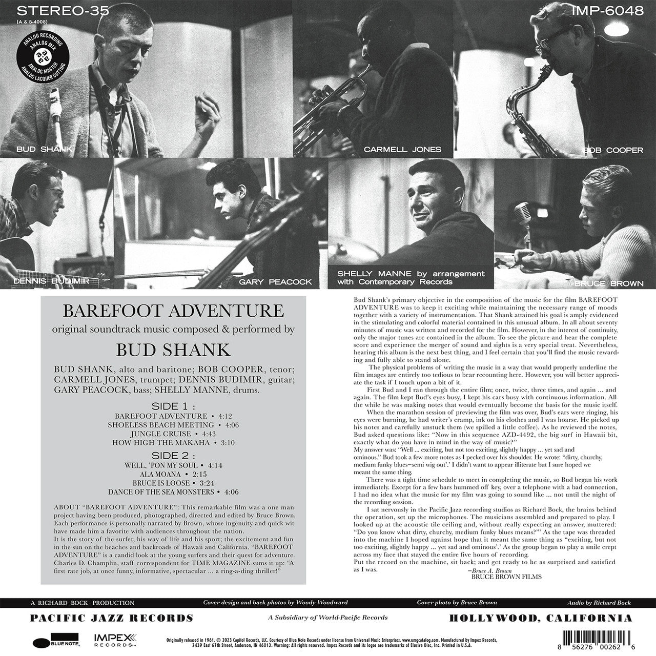 Bud Shank - Barefoot Adventure - Impex LP