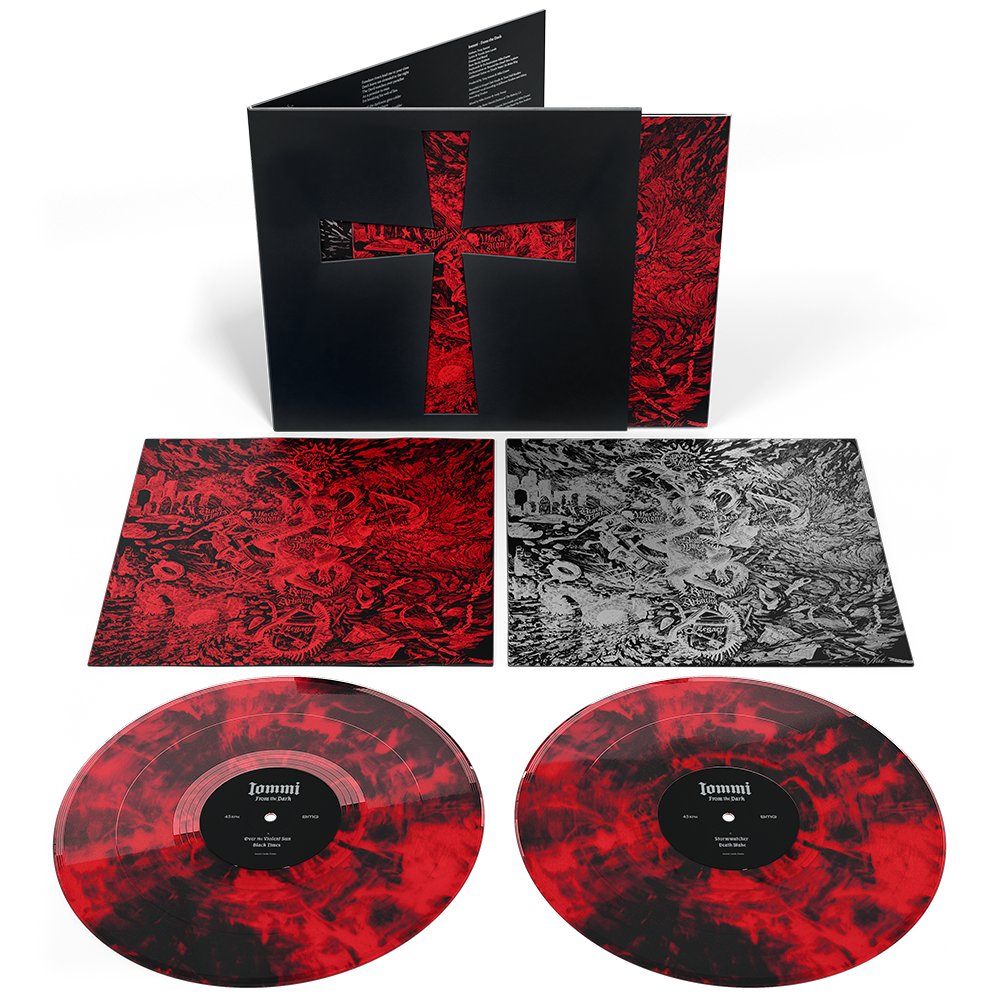 Tony Iommi - From the Dark - red/black marble 2LP indie exclusive packshot