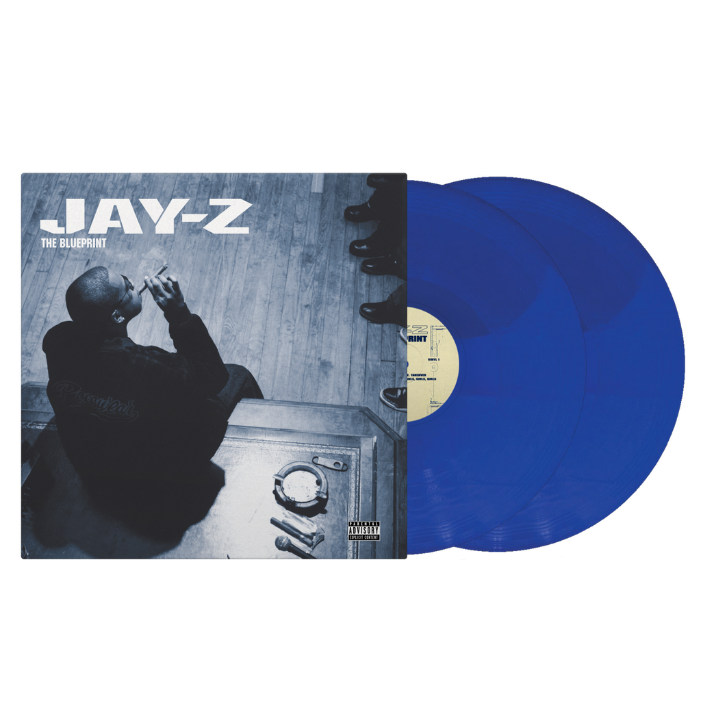 JAY-Z - The Blueprint - cobalt blue vinyl packshot