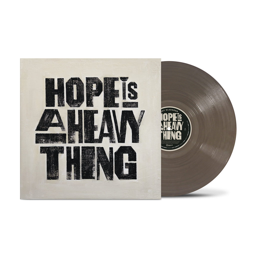 Joy Oladokun - Hope Is A Heavy Thing jacket with transparent black ice vinyl