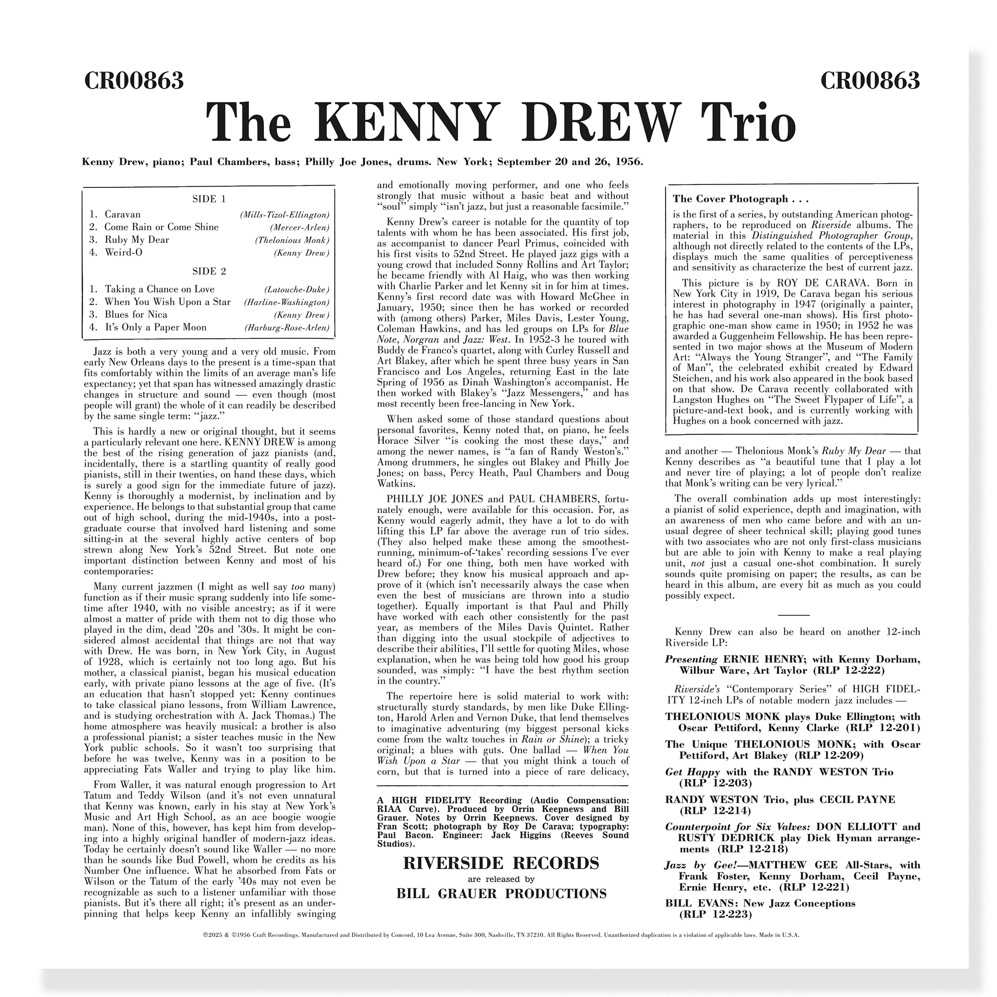 Kenny Drew Trio - Kenny Drew Trio - OJC LP