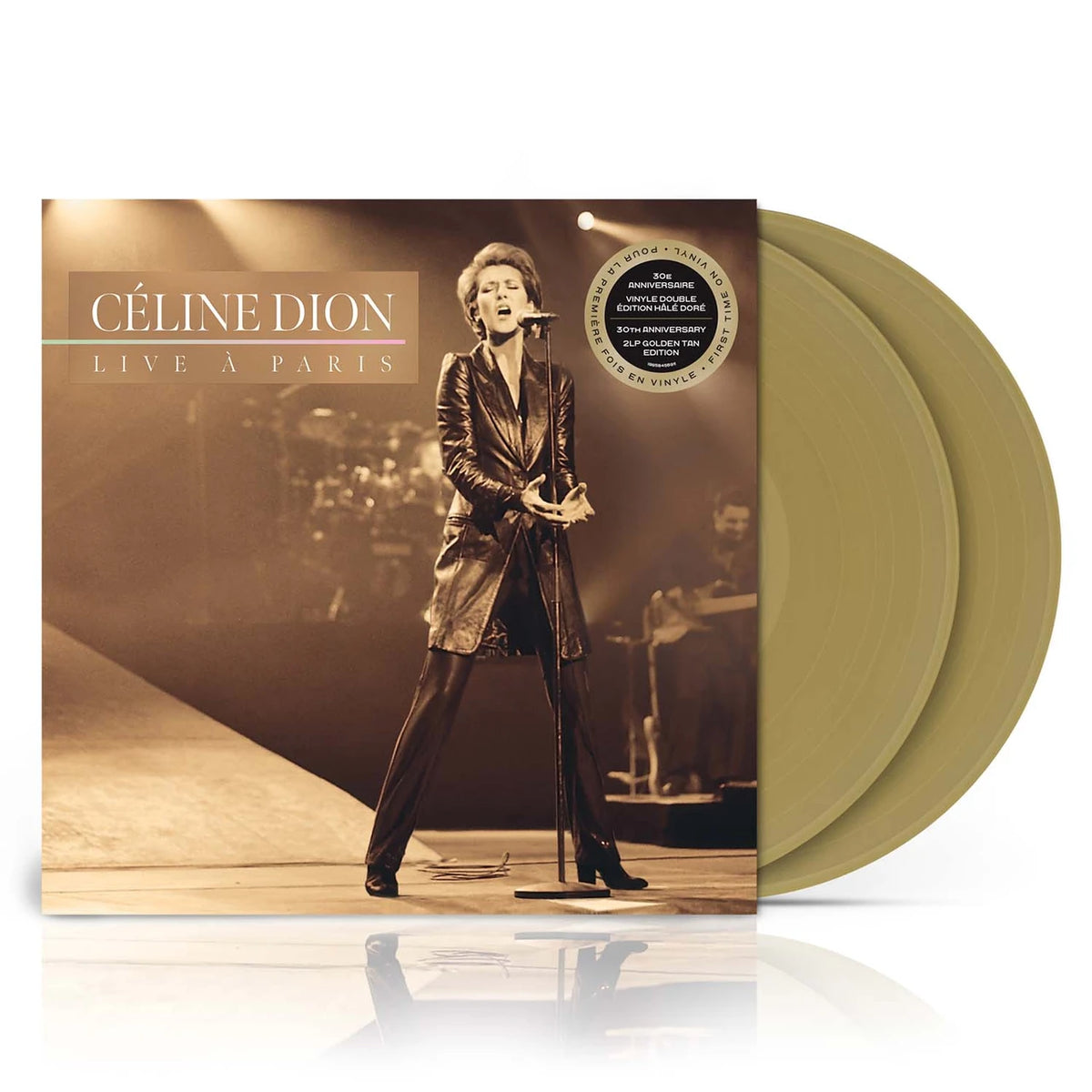 Celine Dion - Live à Paris - Golden Tan vinyl