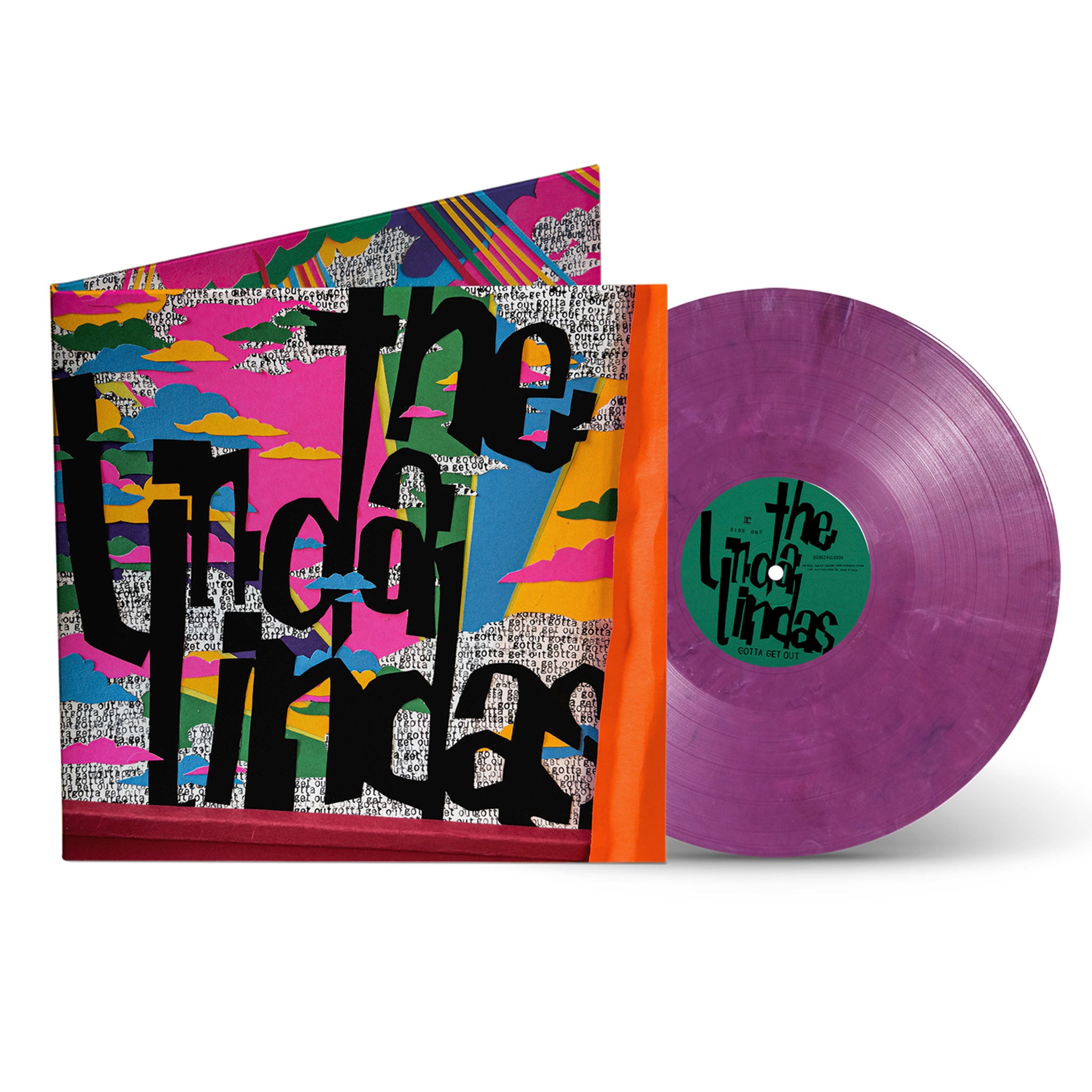 The Linda Lindas - Gotta Get Out Eco Mix Purple/Pink vinyl product shot