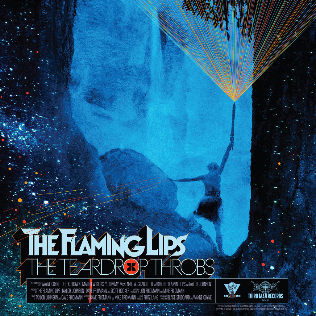 The Flaming Lips - The Teardrop Throbs - Opaque Blue LP album cover
