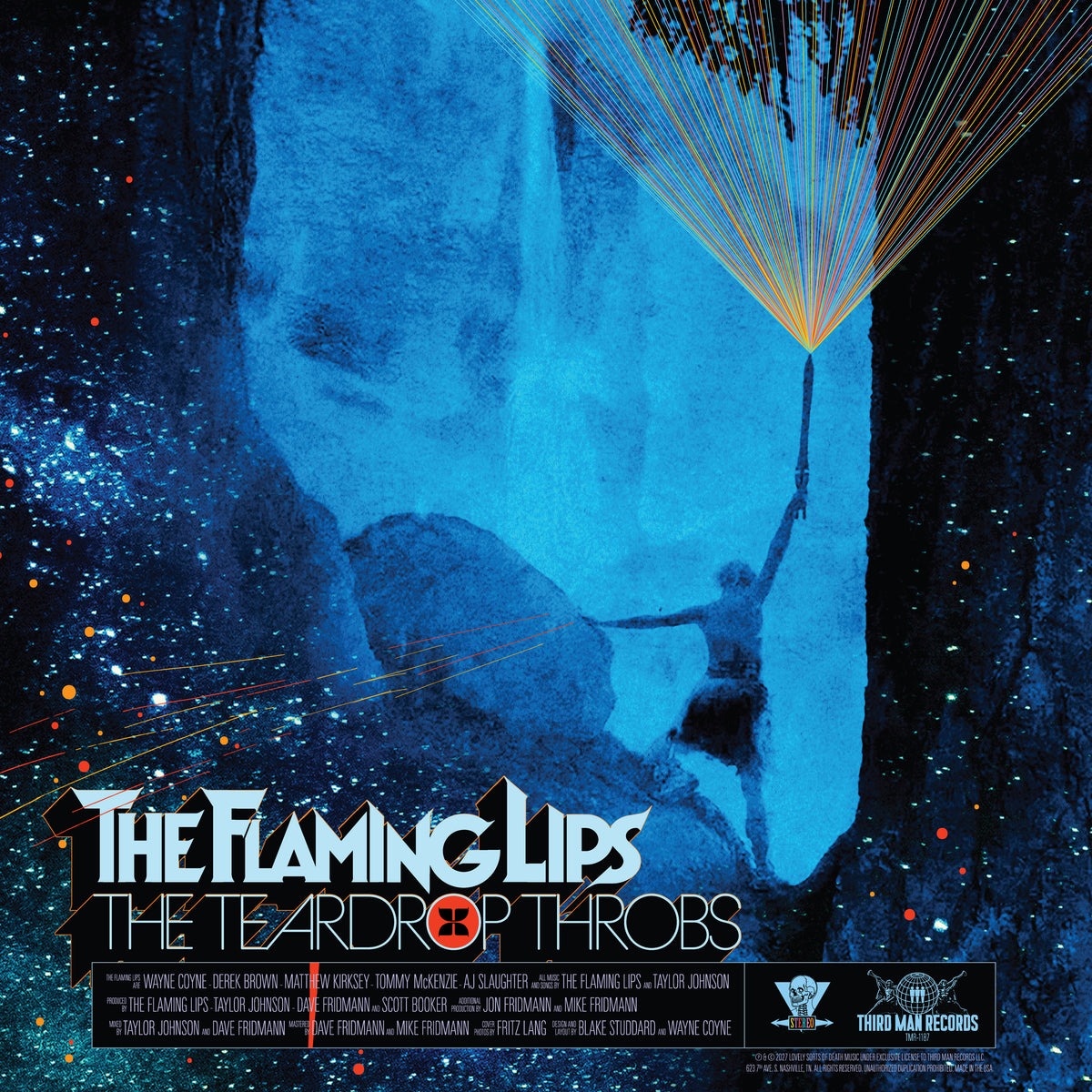 The Flaming Lips - The Teardrop Throbs - Opaque Blue LP album cover
