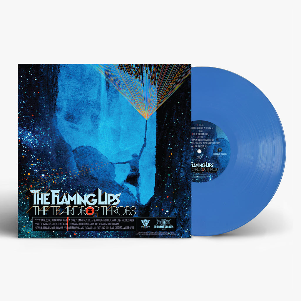 The Flaming Lips - The Teardrop Throbs - Opaque Blue LP vinyl packshot