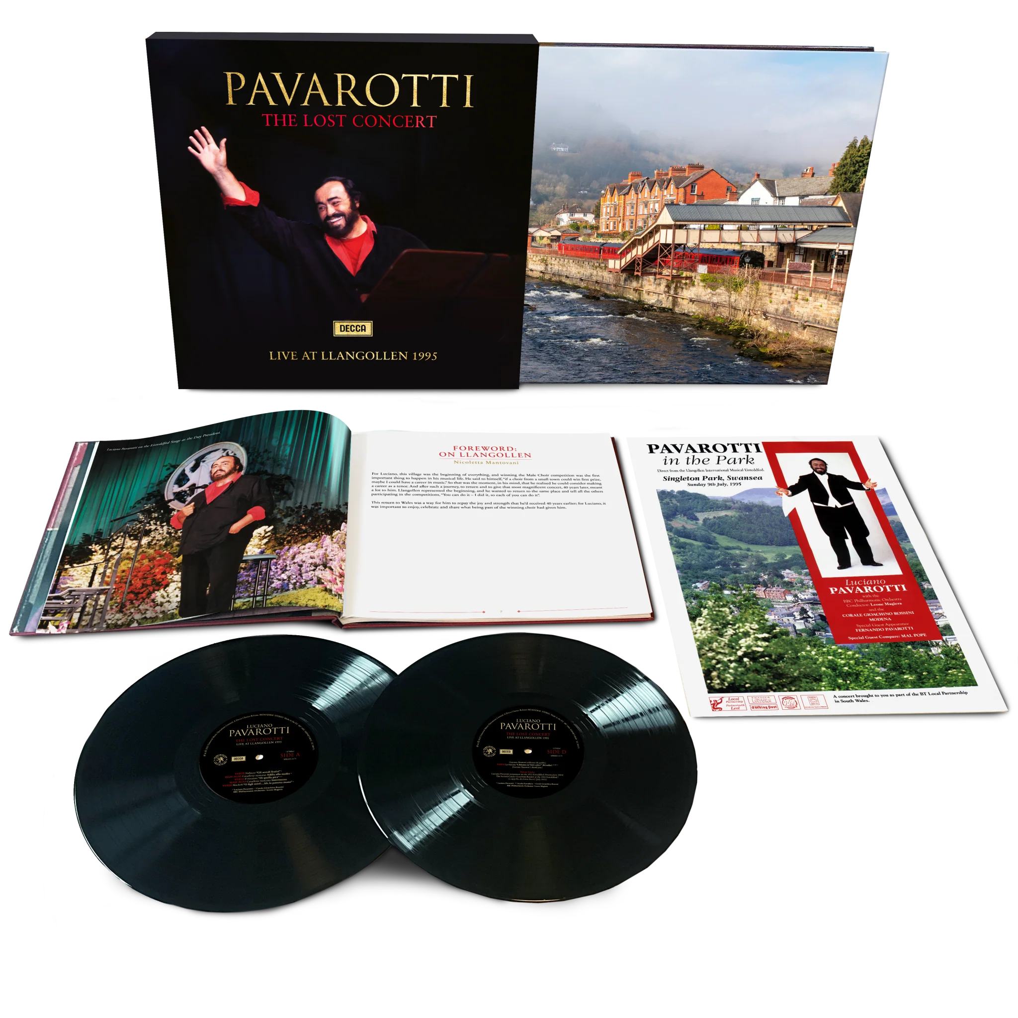[Pre Order] Luciano Pavarotti - The Lost Concert: Live at Llangollen 1995 - LP