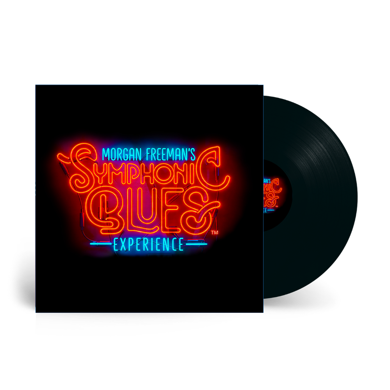 Morgan Freeman - Symphonic Blues Experience LP front cover