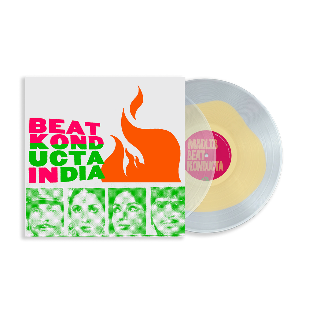 Madlib - Beat Konducta Vol. 3-4 Saffron Blend silver and yellow vinyl