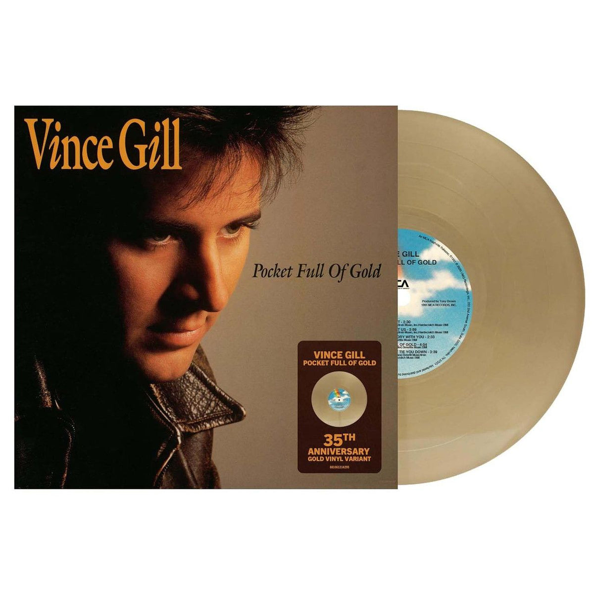 Vince Gill - Pocket Full of Gold - Gold LP vinyl