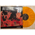Metallica Load Las Vegas Sphere exclusive orange and yellow splatter vinyl LP with jacket