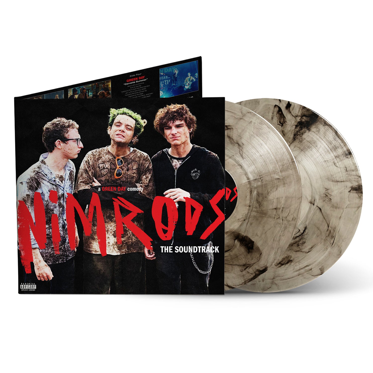 Green Day - Nimrods Original Soundtrack - LP (Woodstock Mud color vinyl front cover)