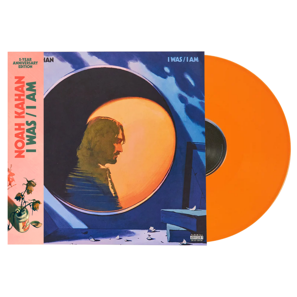 Noah Kahan - I Was / I Am (5-Year Anniversary Edition) tangerine vinyl packshot