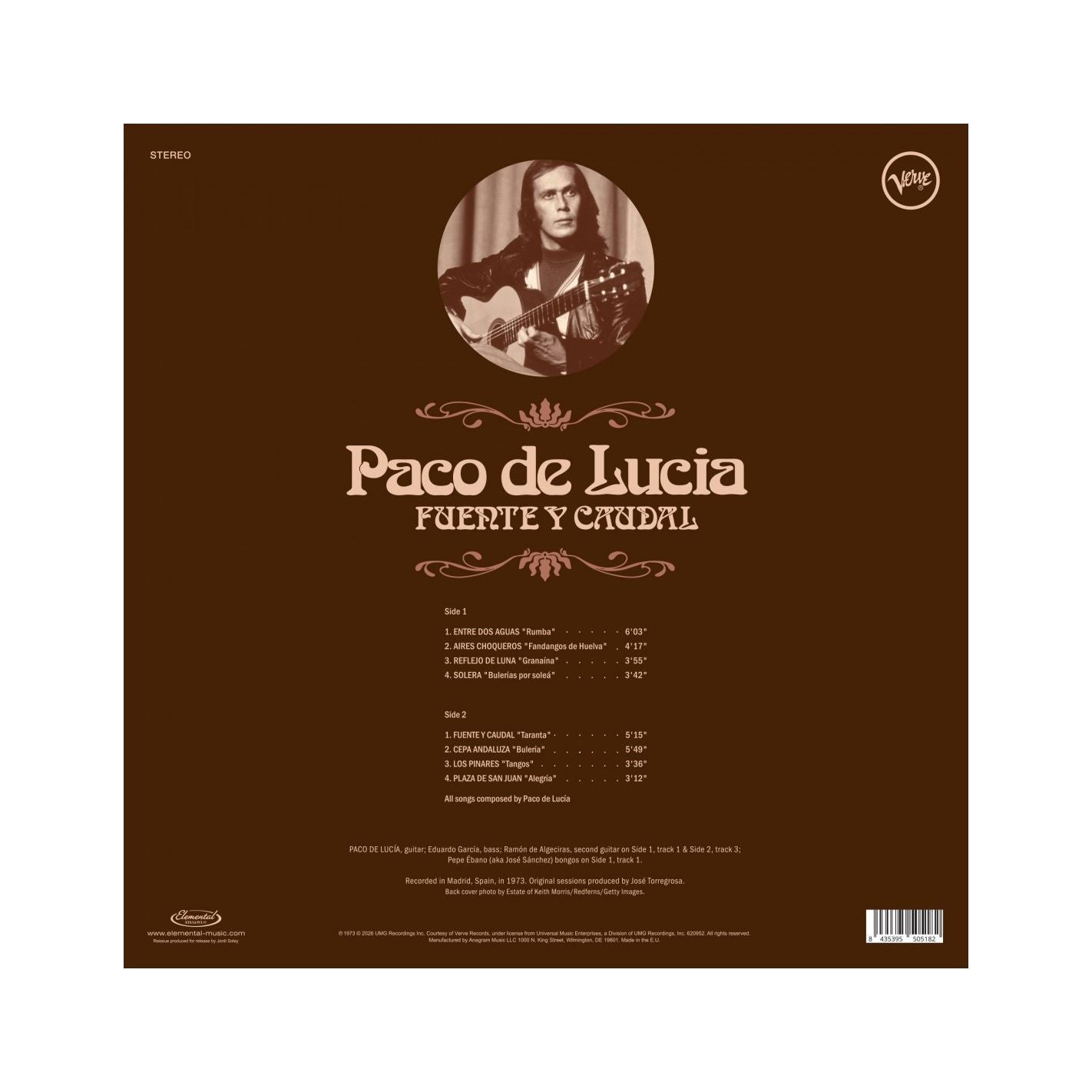 Paco De Lucía - Fuente Y Caudal - LP