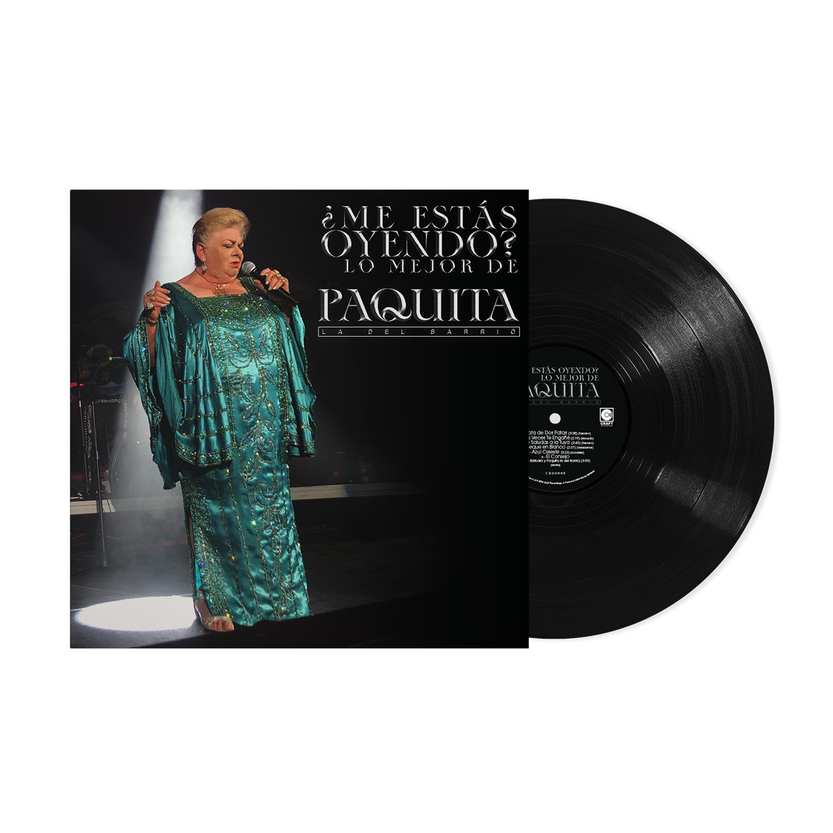 Paquita la del Barrio - Me Estas Oyendo vinyl packshot
