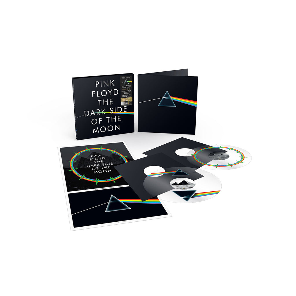 Pink Floyd - The Dark Side of the Moon - 2x LP UV Printed Clear Vinyl