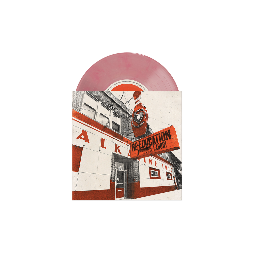 Rise Against / Alkaline Trio - blossom colored 7 inch vinyl packshot