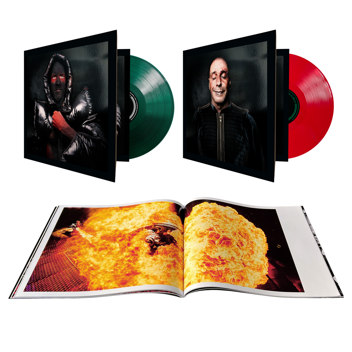Rammstein - Live in Mexico City Mexican Colors LP box set with hardcover book