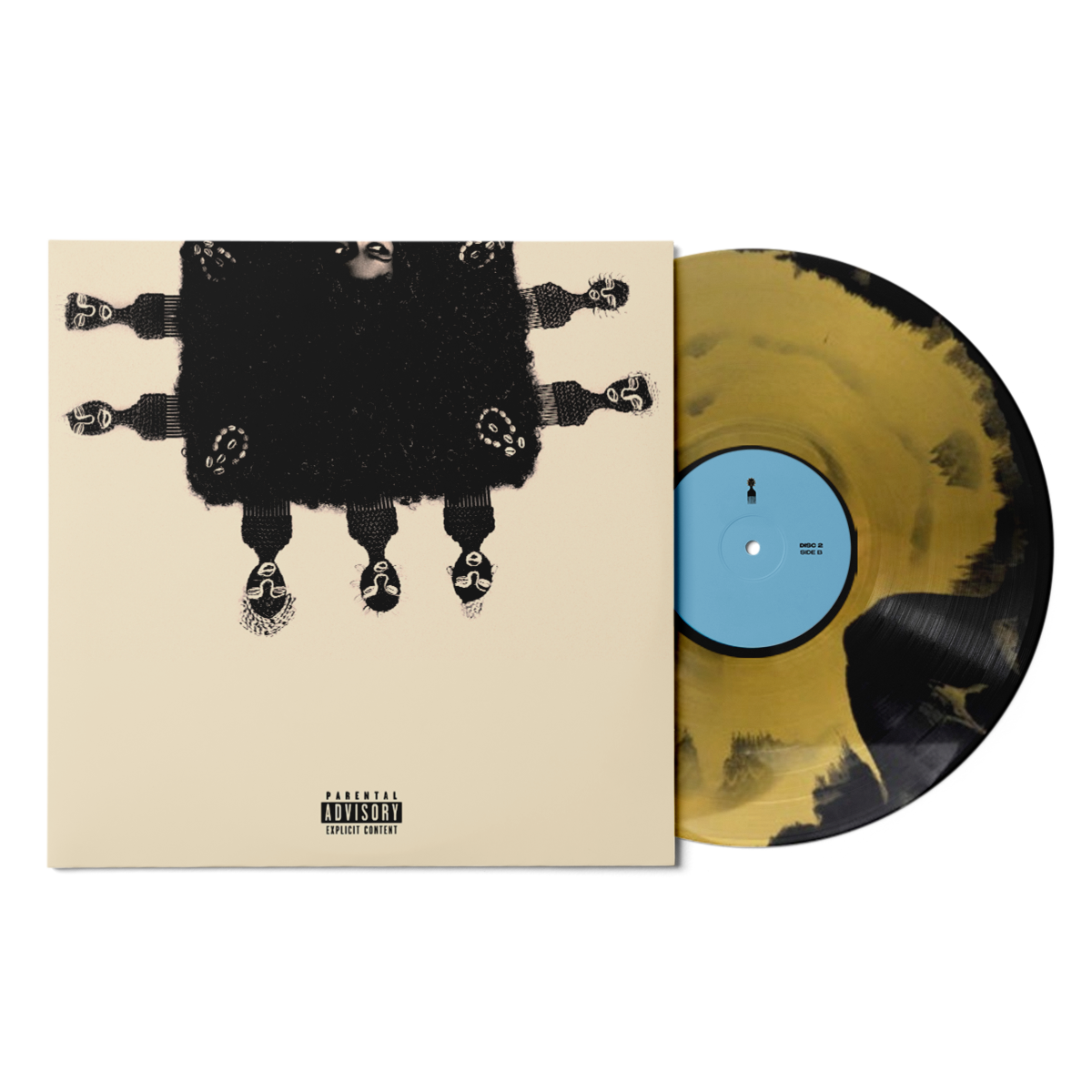 Rapsody - God Gotta Afro & Gold Hoops - Golden Luxe gold vinyl