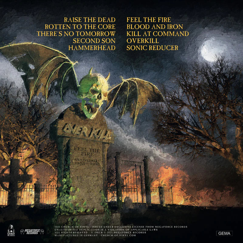 Overkill - Feel The Fire - LP