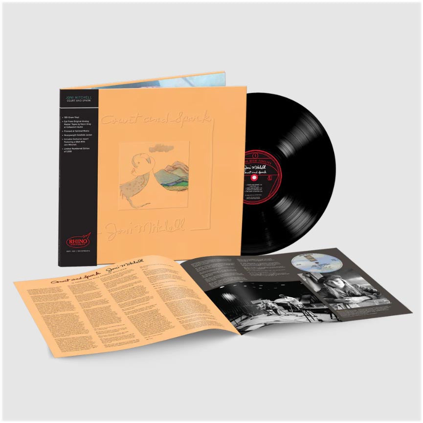 Joni Mitchell - Court And Spark - Rhino Hi-Fi LP (jacket and vinyl)
