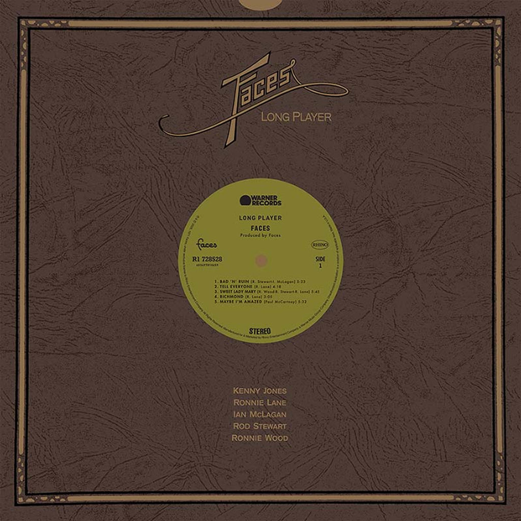 [Pre Order] Faces - Long Player - LP *
