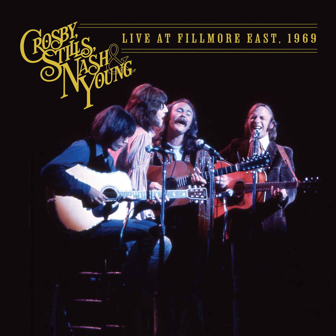Crosby, Stills, Nash & Young Live at Fillmore East, 1969 Clear Vin